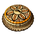 Bo�te � fromage beurrier c�ramique hb quimper vintage ann�es 60