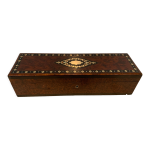 Boite � gant en loupe de thuya napol�on iii marqueterie boulle xix si�cle