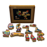 Boite de jeu en bois pour enfants