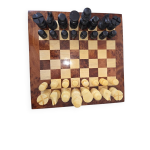 Boîte de jeu d'échec et bagckammun en thuya 30cm×30cm Boîte de jeu d'échec et bagckammun en thuya 30cm×30cm