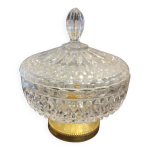 Bote  sucre en cristal cisel