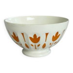 Bol ancien sarreguemines france bol faïence fleur jaune vintage va Bol ancien sarreguemines france bol faïence fleur jaune vintage va