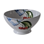 Bol aux cerises porcelaine jacques coeur