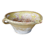 Bol  confit franais ancien  glaure jaune, tian