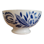 Bol en porcelaine digoin badonviller bleu