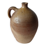 Bonbonne ancienne en gr�s beige marron france
