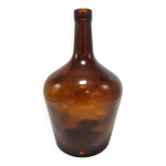 Bonbonne en verre ambr