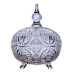 Bonbonni�re ancienne en cristal de boh�me