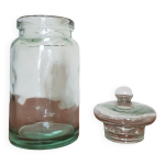 Bonbonnire ancienne en verre