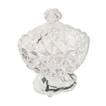 Bonbonnire en cristal de baccarat.