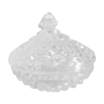 Bonbonnire ou sucrier en cristal d'arques