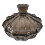 Bonbonnire en verre fum art dco