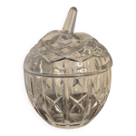 Bonbonnire vintage pomme cristal