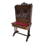 Bonheur du jour napolon 3 bureau secrtaire vitrine en acajou 19e