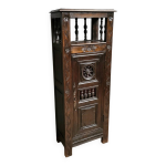 Bonnetire bretonne en chene massif sculpt poque xixeme vers 1850