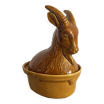 Bouc en cramique , terrine vintage zoomorphe