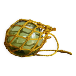 Bou�e vintage en verre vert