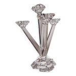 Bougeoir 4 branches en cristal villeroy & bosch, tat neuf