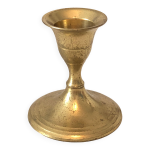 Bougeoir ancien laiton dor