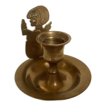 Bougeoir ange en laiton