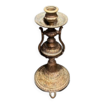Bougeoir de bateau ancien � balancier en bronze