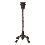 Bougeoir en bronze sign barbadienne