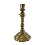 Bougeoir chandelier en bronze 19me