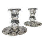 Bougeoirs en cristal