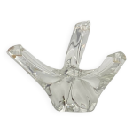 Bougeoir cristal 3 branches daum france