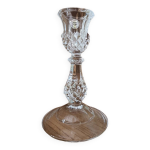 Bougeoir en cristal d'arques