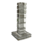 Bougeoir en cristal saint - louis design jean sala style art d�co