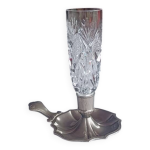 Bougeoir en cristal saint louis modle florence