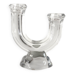 Bougeoir en cristal de vannes