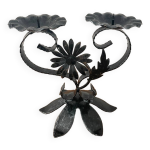 Bougeoir fer forg art populaire 1950