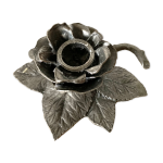 Bougeoir fleur en étain Bougeoir fleur en étain