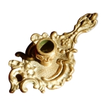 Bougeoir  main en bronze rat de cave
