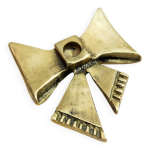 Bougeoir noeud papillon en laiton 1970 Bougeoir noeud papillon en laiton 1970