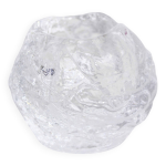 Bougeoir photophore  snowball  en verre