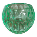 Bougeoir photophore verre vert Bougeoir photophore verre vert