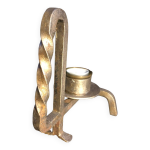 Bougeoir rat de cave en fer forg style mdival