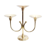 Bougeoir style art deco en laiton