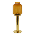 Bougeoir verre ambr hans - agne jakobsson markaryd l 10232 1960