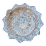 Bougeoir en verre pied toil n2