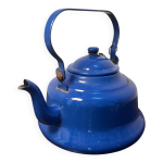 Bouilloire ancienne en tle maille bleue