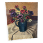 Bouquet de fleurs sign rondeau