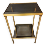 Bout de canap� verre fum�