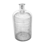 Bouteille d'apothicaire - bonbonne ancienne en verre souffl bleut pharmacie