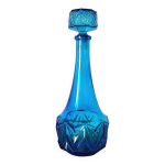 Bouteille belge bleu vif avec bouchon