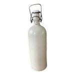 Bouteille, bouillotte, cramique, ancienne blanc, cass