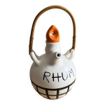 Bouteille chevtre rhum cramique vintage lili voltz